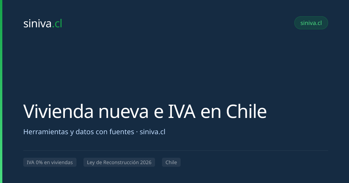 Cómo postular al subsidio DS1 paso a paso — Guía 2026 | siniva.cl
